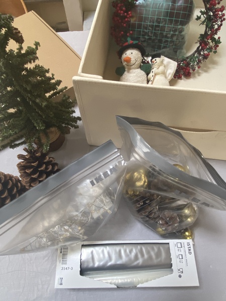 クリスマス用品の収納